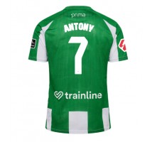 Real Betis Antony #7 Koszulka Podstawowa 2025-26 Krótki Rękaw